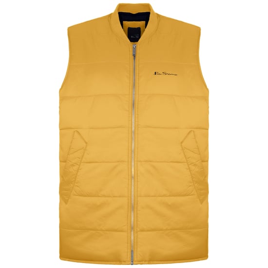 Ben Sherman – Gesteppte Weste für Herren in Gelb - Image 1