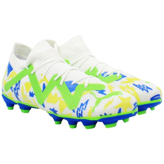 Puma Future Match x Neymar FG/AG Kinder Fußballschuhe Weiß - Image 2