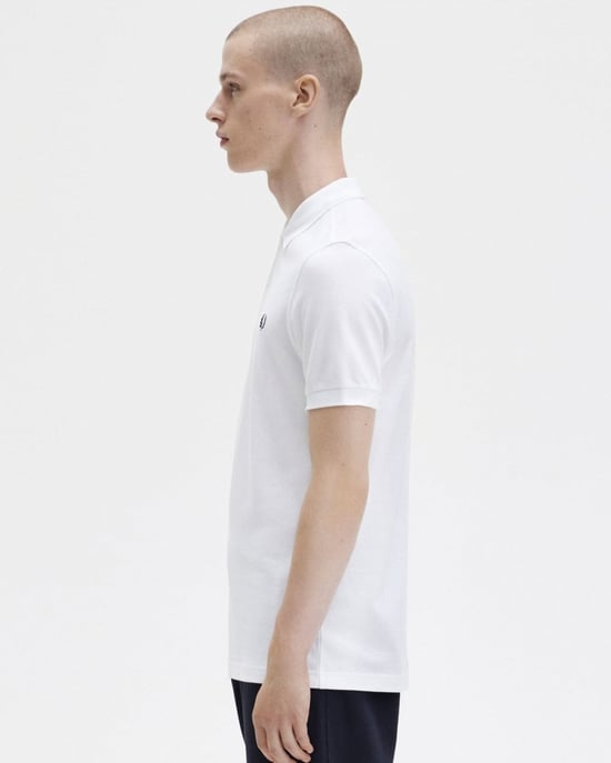 Fred Perry Herren Unifarbenes Signature Polo-Shirt NOS - Image 5