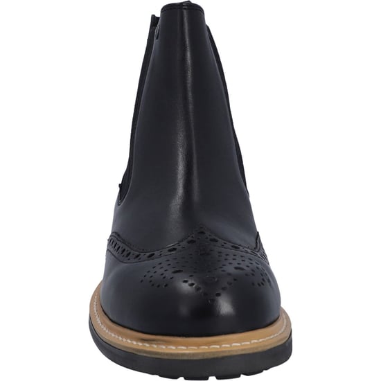 Hunter Cawdor Leder Herren Stiefel Schwarz - Image 3