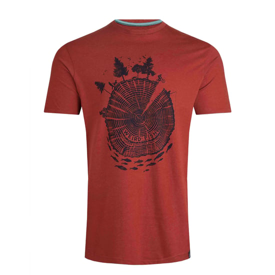 Weird Fish - "Woodsman" T-Shirt für Herren (Nussbraun) - Image 1