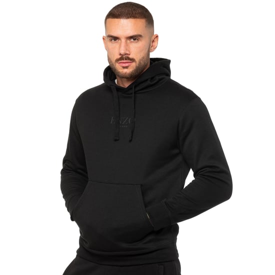 Enzo | Herren Pullover Hoodie - Schwarz - Image 2
