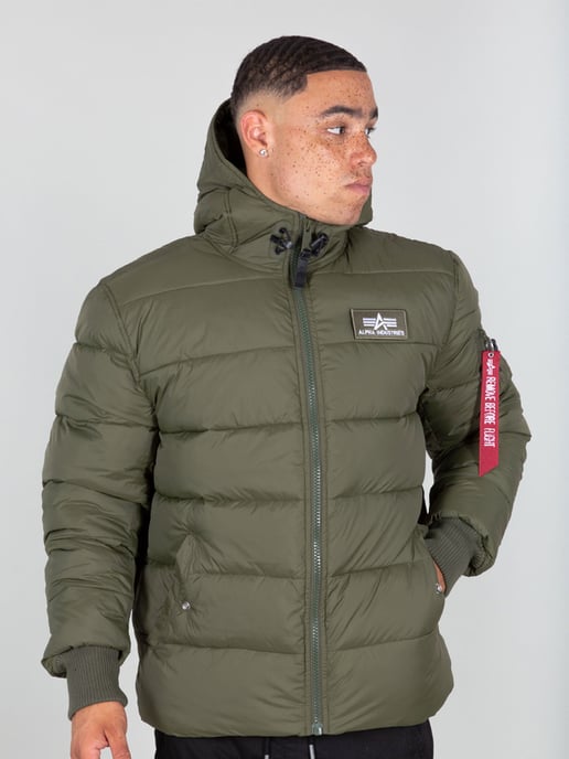 Alpha Industries Hooded Puffer Alpha FD Jacket Green