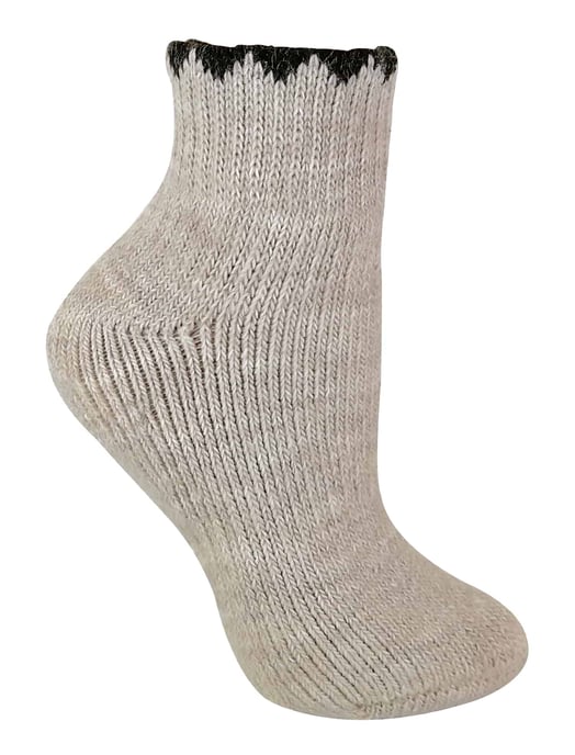 Femme hiver chaudes alpaga laine chaussettes pour bottes - Pierre - Image 1