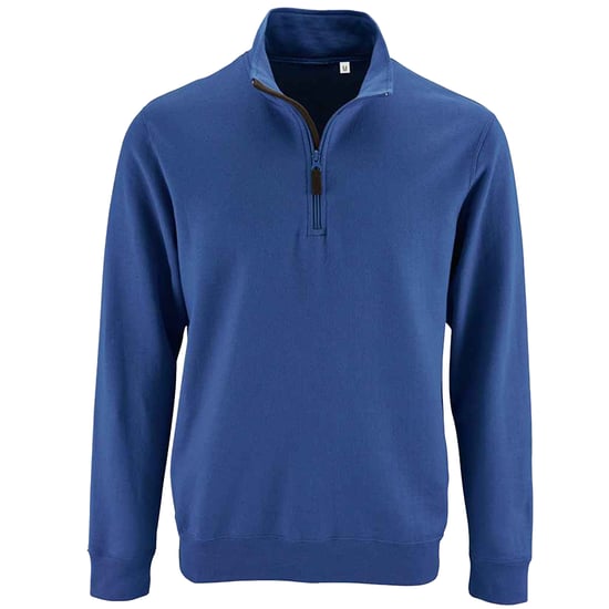 SOLS - "Stan" Pullover Stehkragen für Herren (Königsblau) - Image 1
