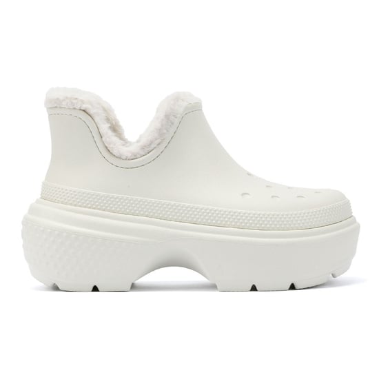 Crocs Stomp gefüttert Shorty Frauen Off White Stiefel - Image 5