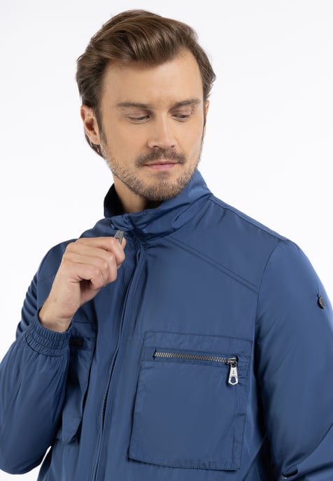 Dreimaster Übergangsjacke - recyceltes Material Herren Marine - Image 3