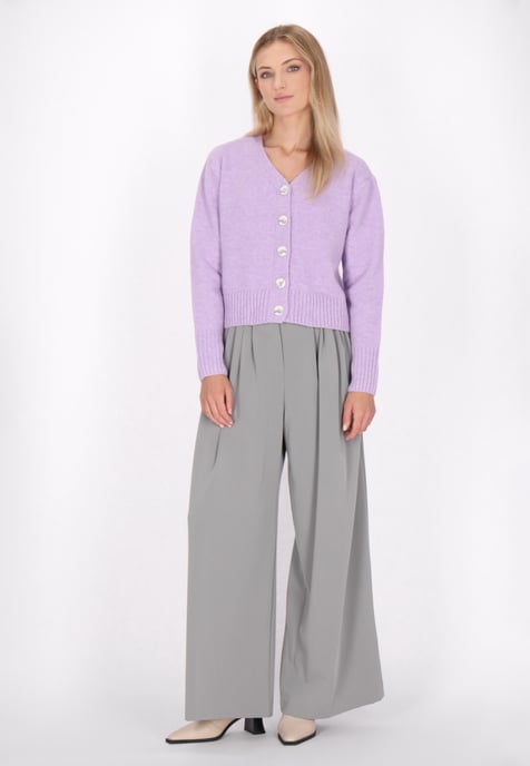 Dreimaster Cardigan Damen Lavendel - Image 2