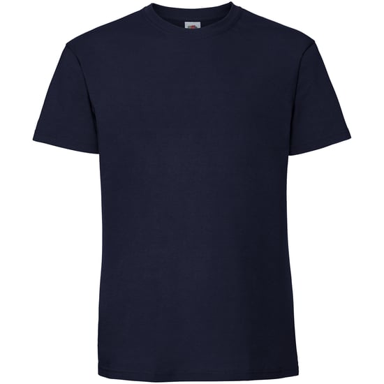 Fruit Of The Loom Herren Iconic 195 Ringspun Premium Tshirt (Deep Navy) - Image 1