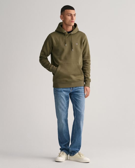Gant Regular Shield Hoodie Sweatshirt - Image 3