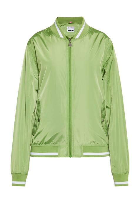 Mymo Collegejacke Damen hellgrün - Image 1