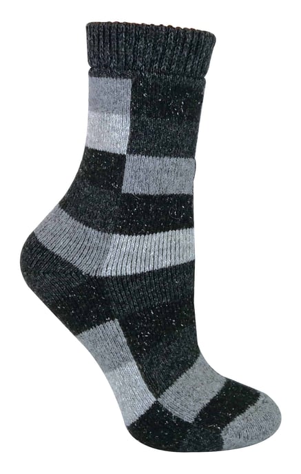Sock Snob - Atmungsaktive Socken aus Wollmischung mit Karomuster - Image 1