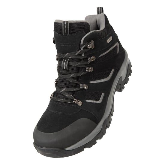 Mountain Warehouse Mens Voyage Wildleder wasserdichte Stiefel (schwarz) - Image 1