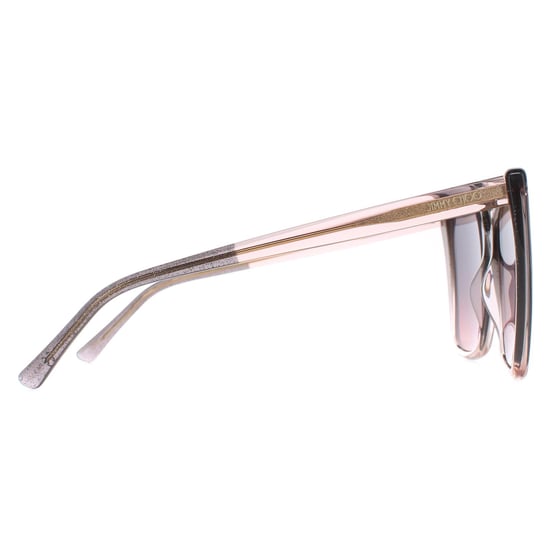 Jimmy Choo Cat Eye Damen Nude Glitzer Grau Fuchsia LESSIE/S - Image 4