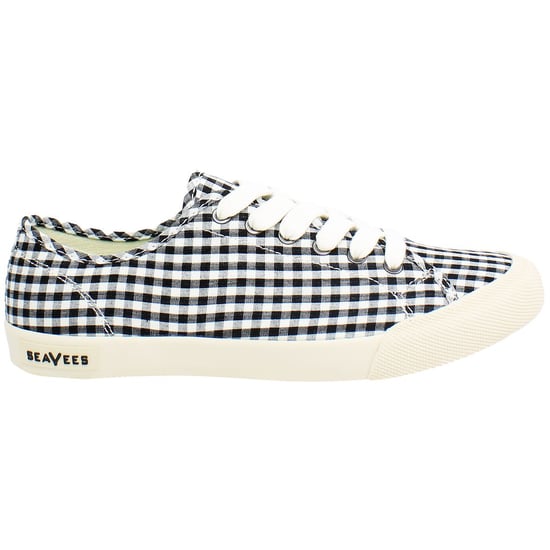 Seavees Monterey Americana Damen Plimsolls Schwarz/Weiß - Image 1