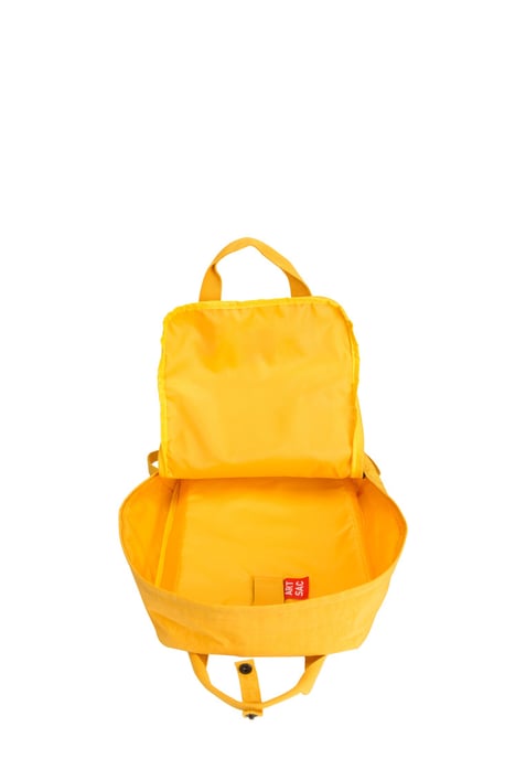 Zip Top Squared Front Pocketed Backpack