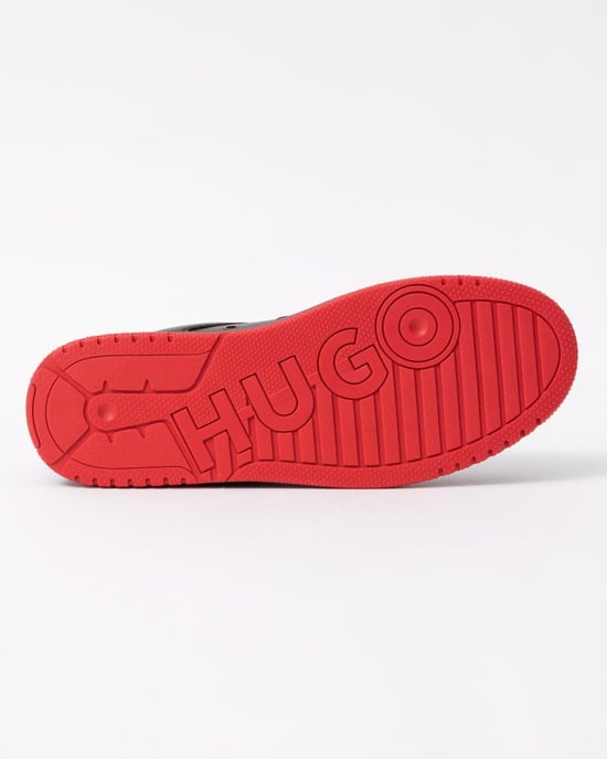 Hugo Hadrian Tennis Herren Schwarze Turnschuhe - Image 3