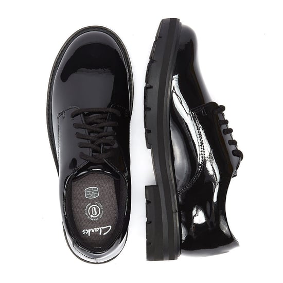 Clarks Prag Spitze O Jugend Patent Schuhe - Image 6
