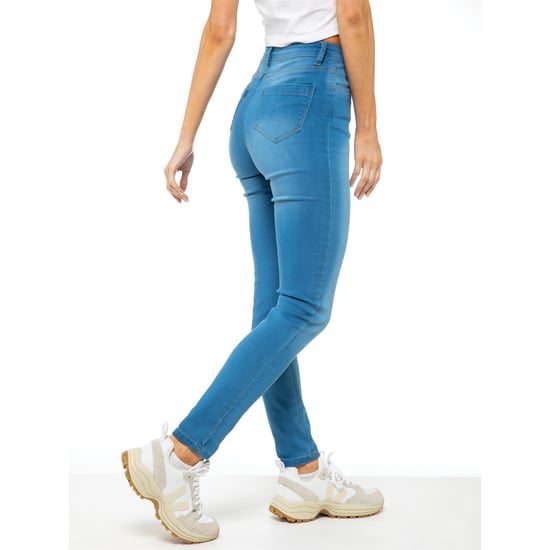 Enzo Womens Skinny Stretch Jeans - Image 5