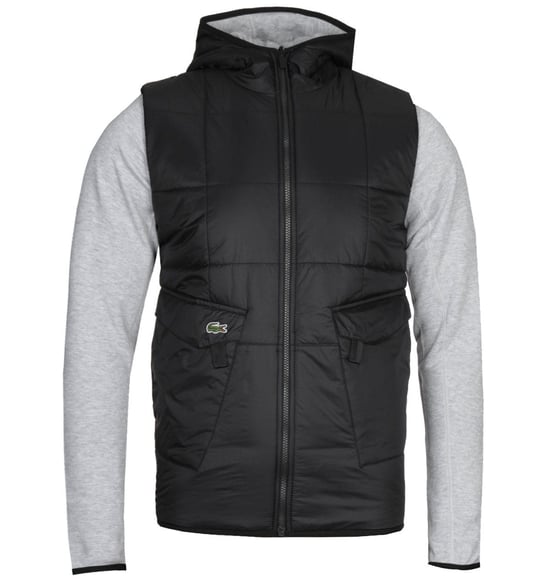 Lacoste Reversible Black Hooded Jacket