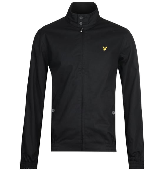 Lyle & Scott Jet Schwarz Harrington Jacke - Image 1