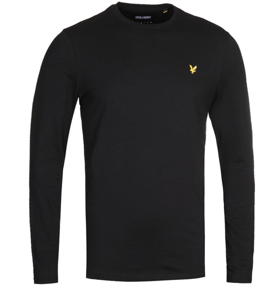Lyle & Scott Jet Schwarz Langarm T-Shirt - Image 1