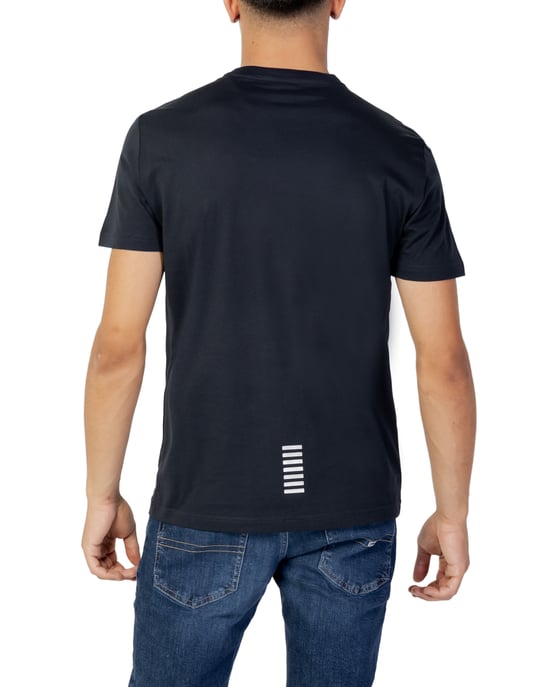 Men's Emporio Armani EA7 Core ID T-Shirt in navy silver