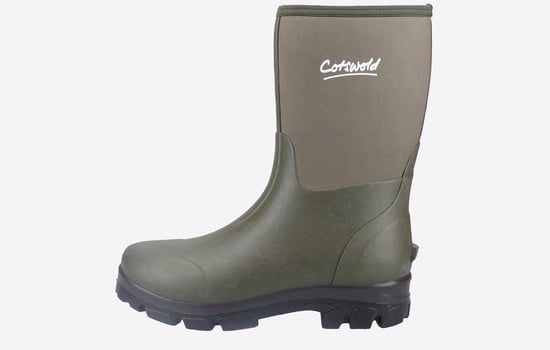 Cotswold Kensington Lederne Grüne Gummistiefel - Image 1
