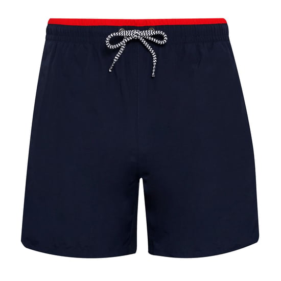 Asquith & Fox Herren-Badeshorts (Marine/Rot) - Image 1