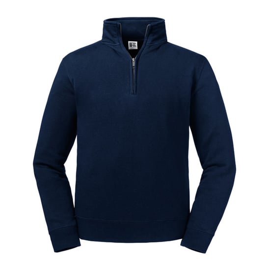 Russell - "Authentic" Sweatshirt mit kurzem Reißverschluss für Herren (Dunkelblau) - Image 1