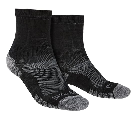 Bridgedale - Herren Wandern Leichtgewicht Merino Socken - Schwarz / Silber - Image 1