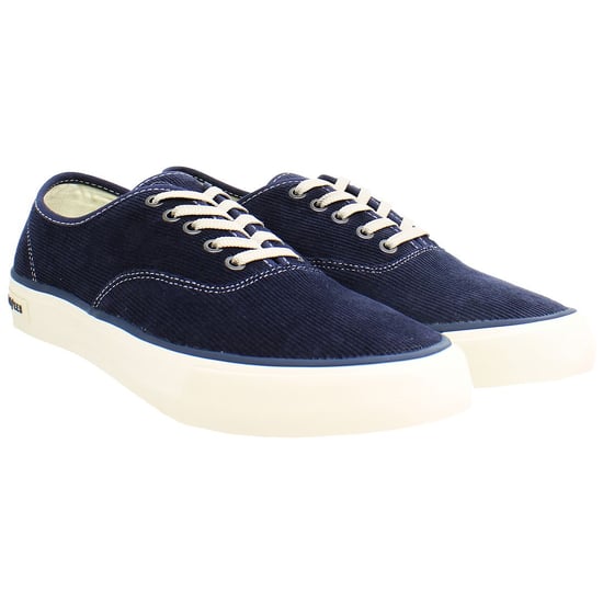 Seavees Legend Cordies Herren Navy Plimsolls - Image 2