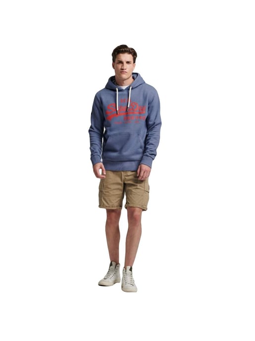 Superdry Herren-Sweatshirt mit meliertem Vintage-Logo - Image 1