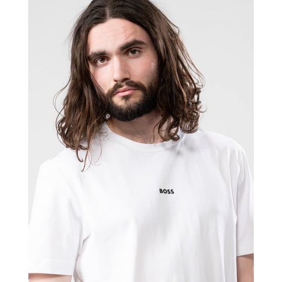 BOSS Orange TChup Herren Rundhals T-Shirt mit kleinem Logo - Image 4