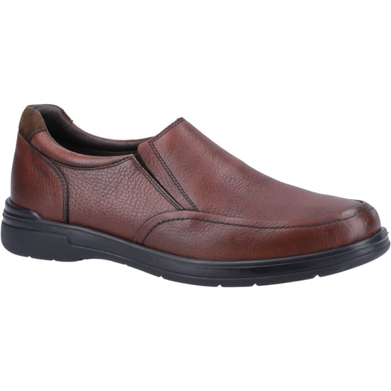 Hush Puppies Matthew Leder Herren Braun Loafers - Image 1