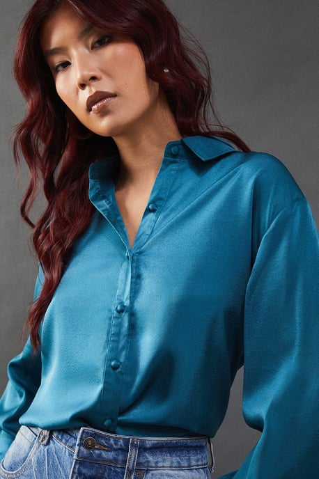 Satin Oversized Shirt