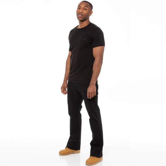 Enzo Herren Bootcut Stretch Denim Jeans - Image 6