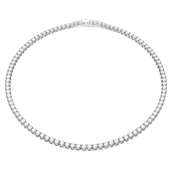 Swarovski 'Matrix' Damen Halskette aus Basismetall - Silber 5681796 - Image 1