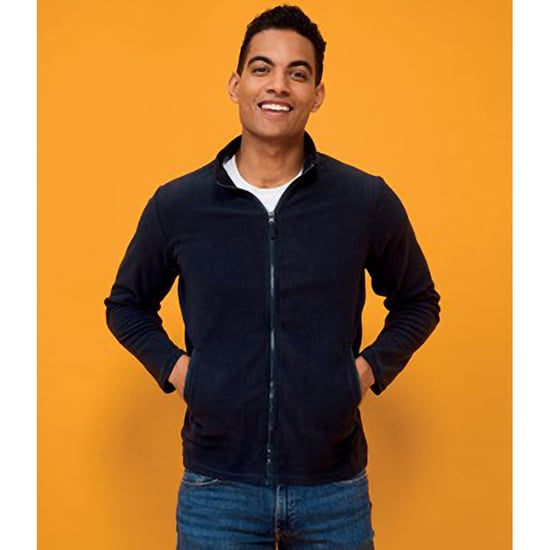 SOLS Herren Norman Fleece Jacke (Marine) - Image 4