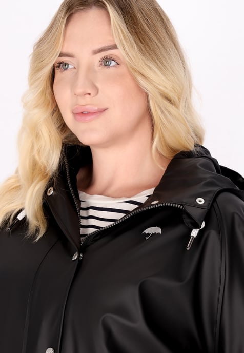Schmuddelwedda Regenmantel Damen schwarz - Image 5