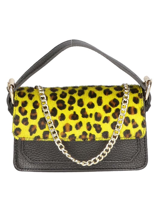 Gave Lux Clutch bag women CHEETAH YELLOW