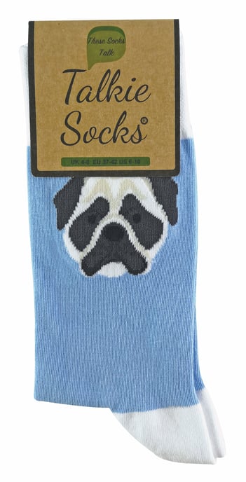 1 Paar Unisex Neuheit Katze Hund Socken mit Beagle / Mops / Scotty Hund - Image 2