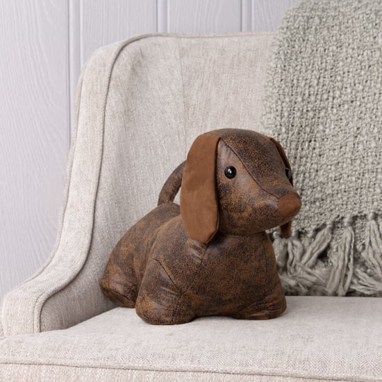Paoletti Dexter Faux Leather Door Stop - Image 5