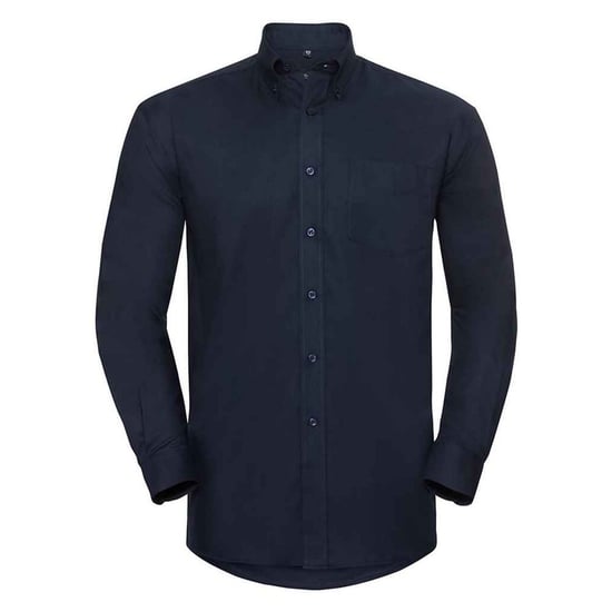 Russell Collection - Formelles Hemd für Herren Langärmlig (Leuchtend Navy-Blau) - Image 1