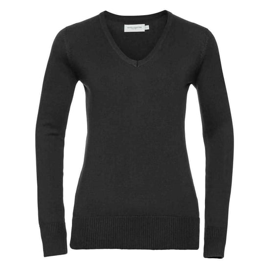 Russell Collection - Sweatshirt V-Ausschnitt für Damen (Schwarz) - Image 1