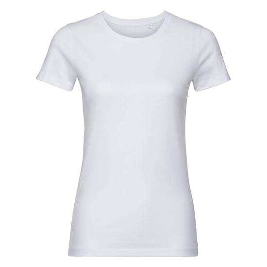 Russell Womens/Ladies Authentic Organic T-Shirt (White)