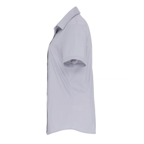 Premier - Formelles Hemd für Damen kurzärmlig (Silber) - Image 3