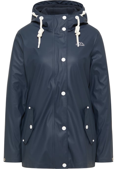 ICEBOUND Serie urbaner Regen 3 in 1 Regenjacke Damen Marine - Image 1