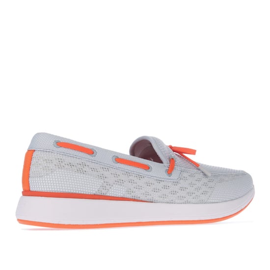 Men's Swims Breeze Wave Boat Loafers in Grey orange
