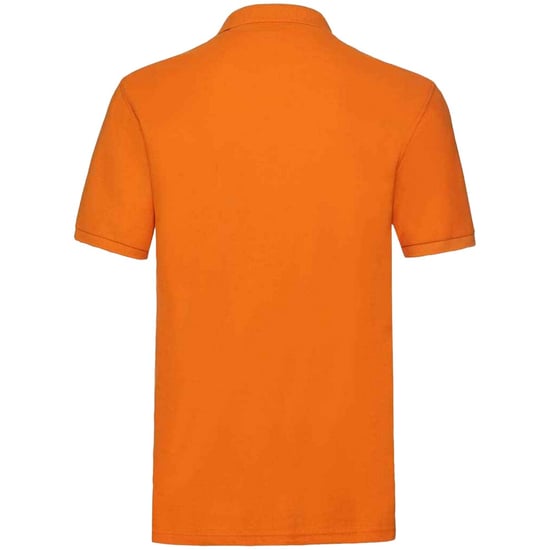 Fruit of the Loom Herren Premium Baumwolle Pique Polo Shirt (Orange) - Image 2